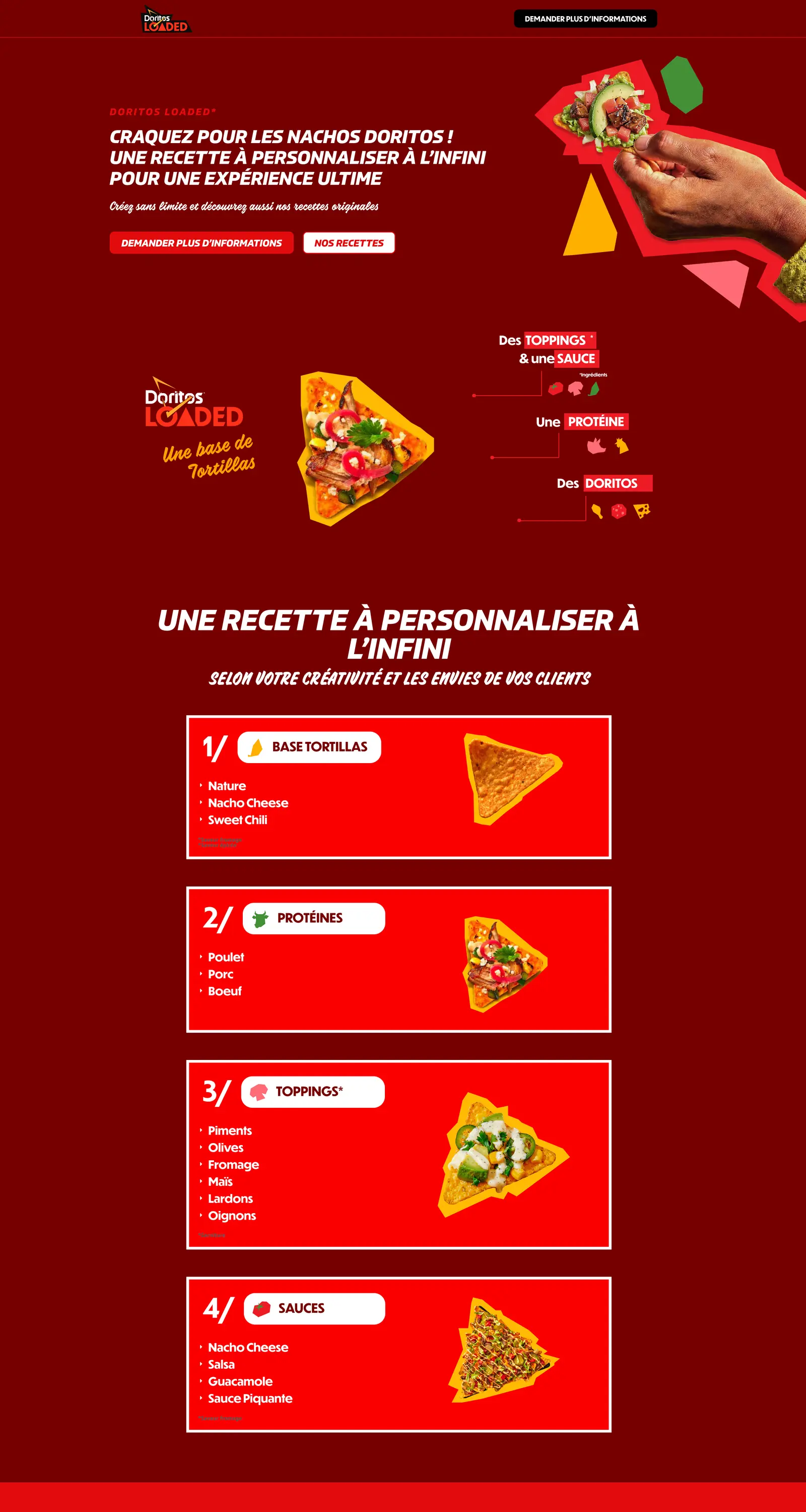Capture de la page Doritos